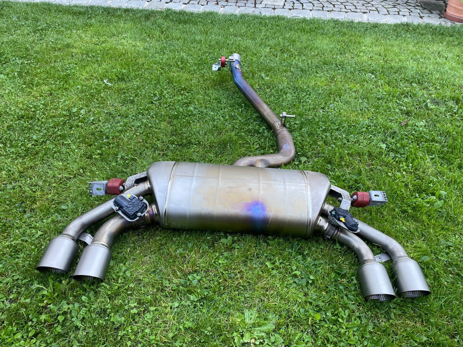 Original VW Golf 7 R Troc Akrapovic Abgasanlage Auspuff Titan 5Q6253611DK1