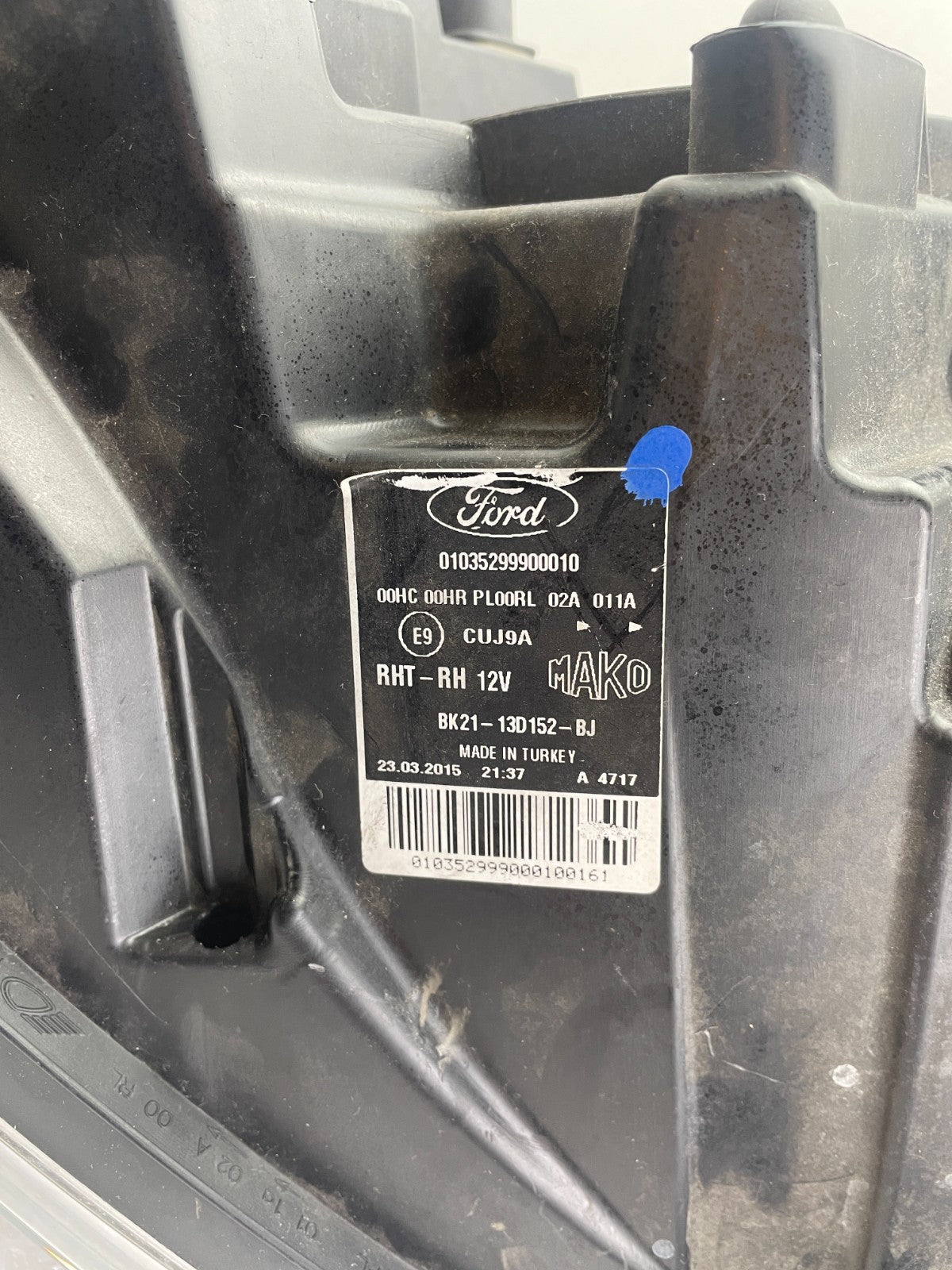 Original Ford Transit Custom Scheinwerfer rechts BK21-13D152-BJ7