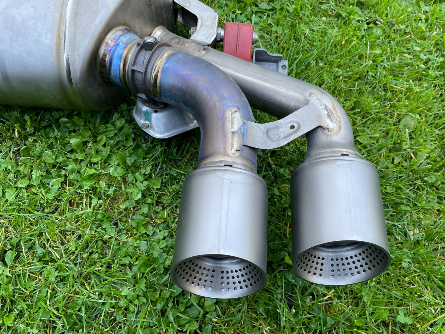 Original VW Golf 7 R Troc Akrapovic Abgasanlage Auspuff Titan 5Q6253611DK11