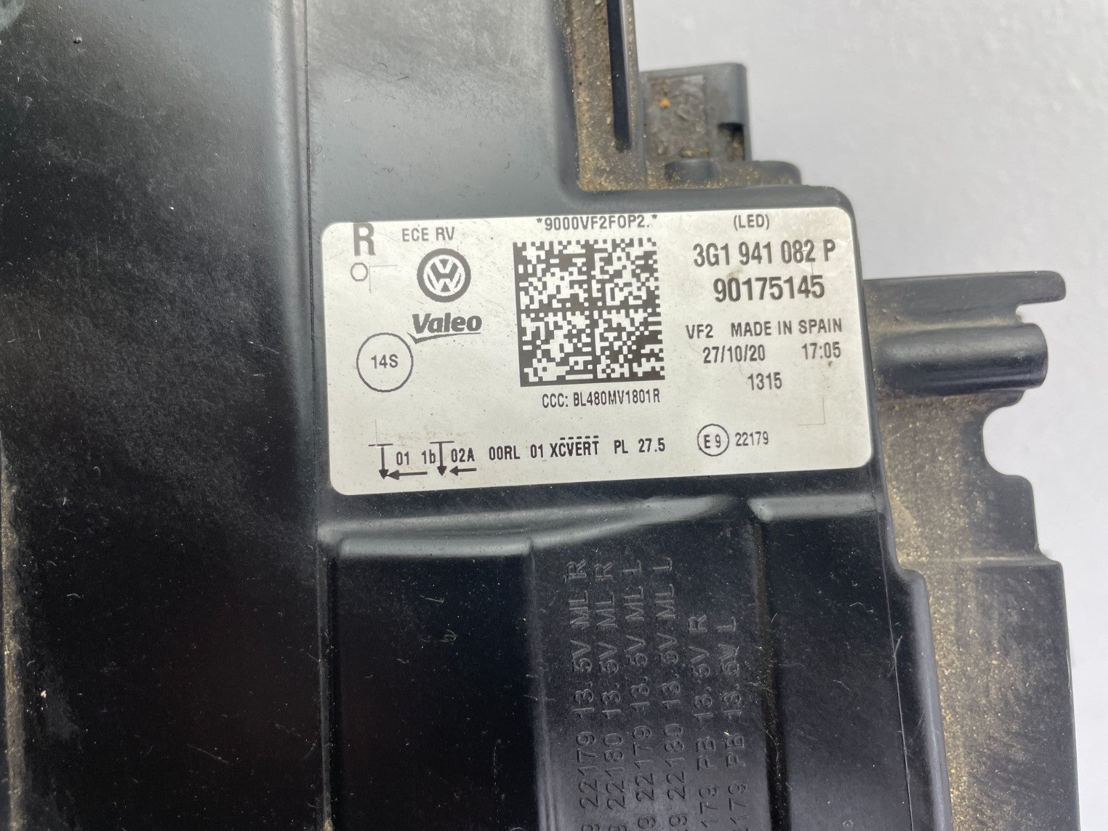 Original VW Passat B8 3G LED Scheinwerfer rechts 3G1941082P5