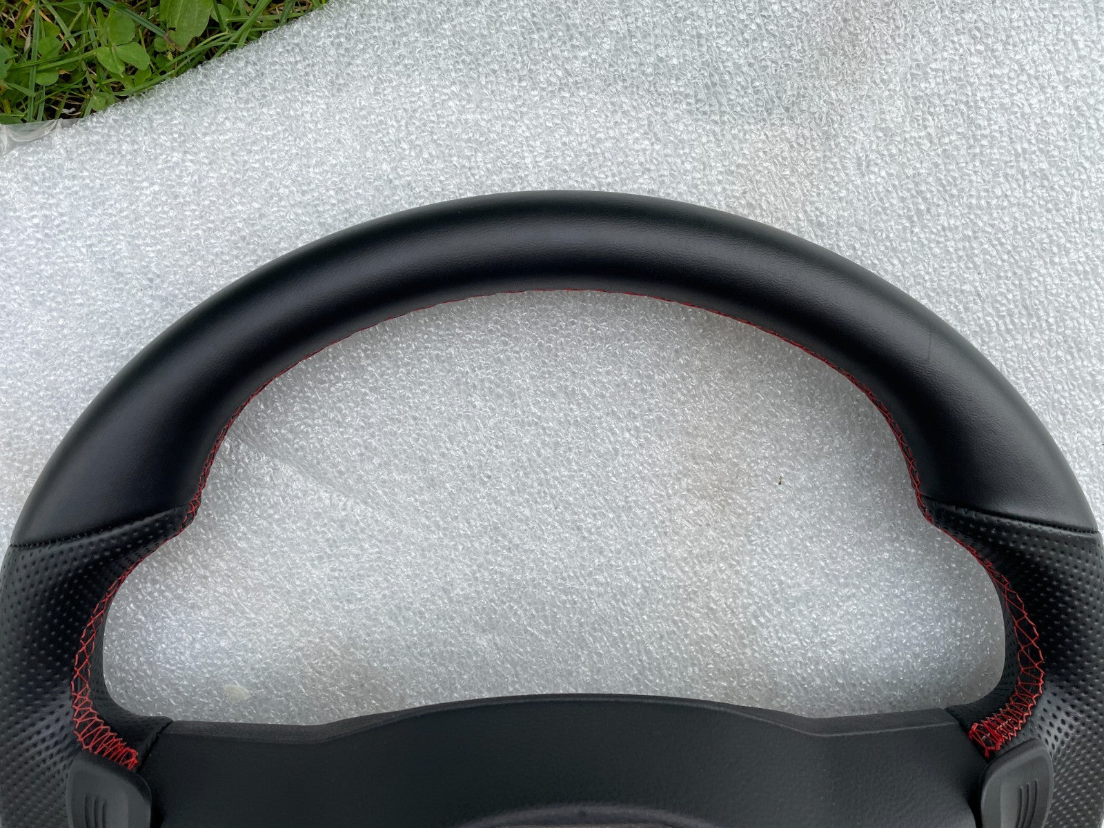 Original VW Golf VIII 8 Multifunktionslenkrad rot Leder 5H0959542C12