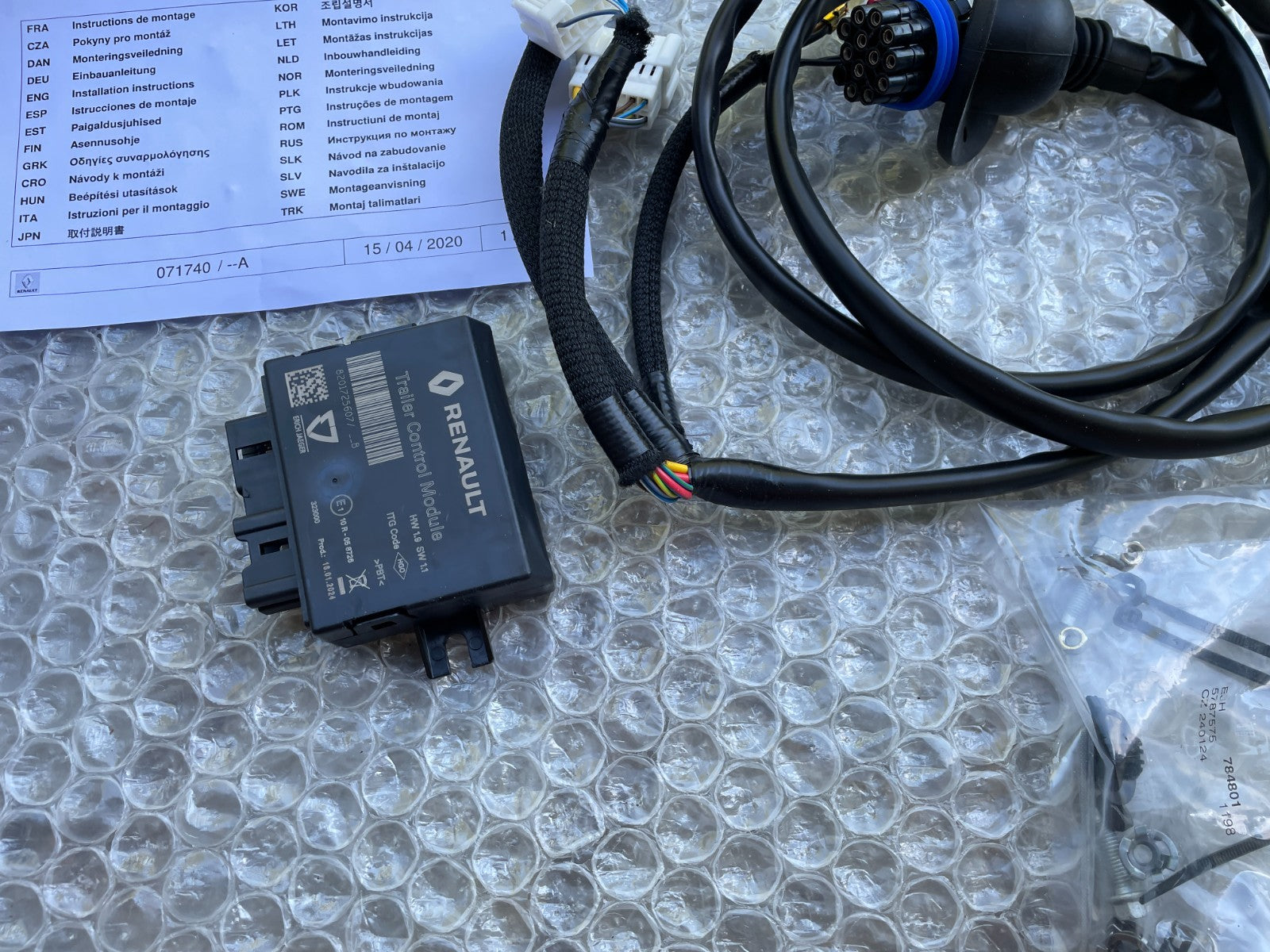 Original E-Satz 13-polig für AHK abnehmbar für Renault Megane E-Tech 241D82978R2