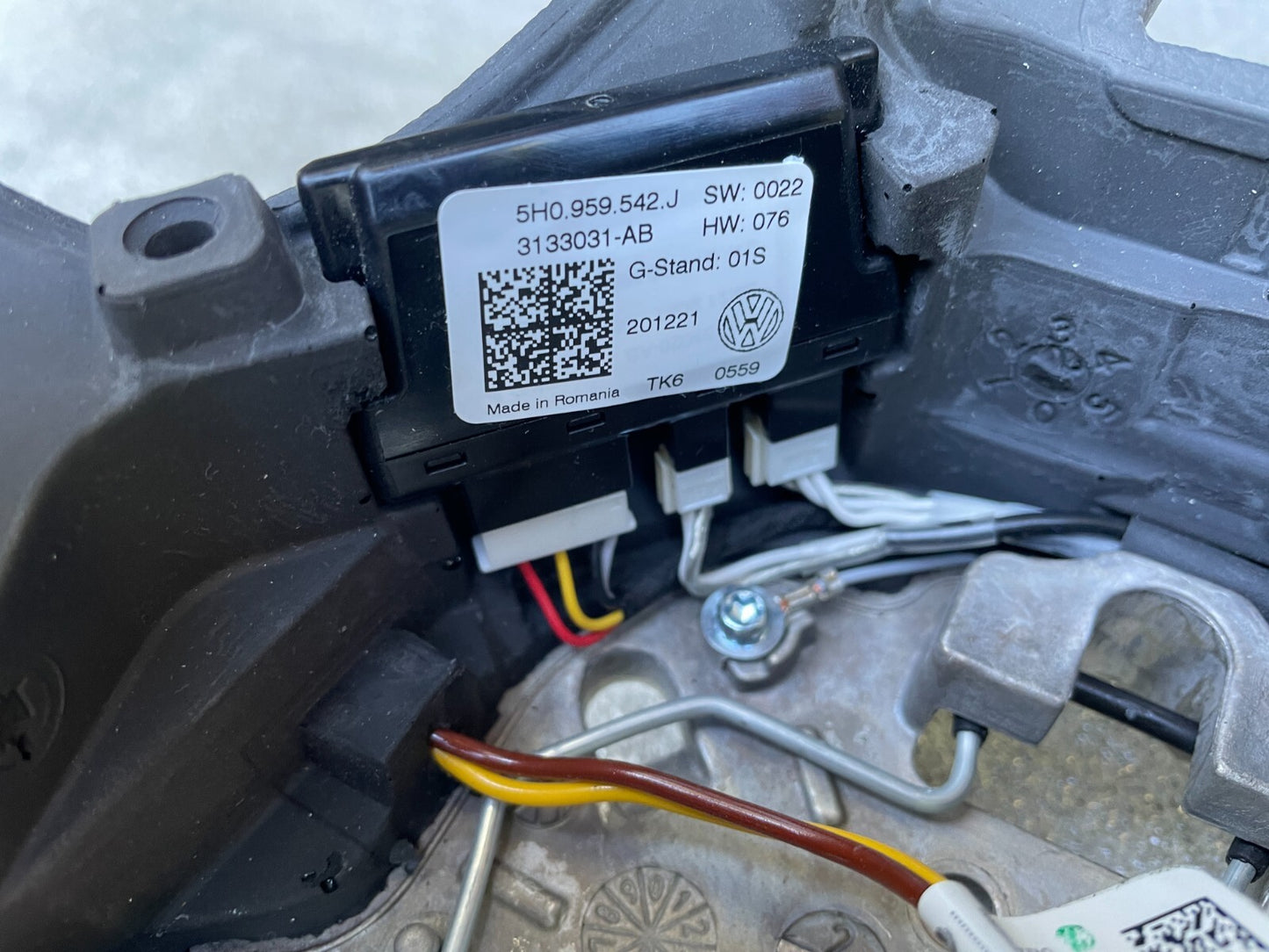 Original VW Golf 8 VIII Mk8 Leder Lenkrad Multifunktion Schaltwippen 5H0959542J6