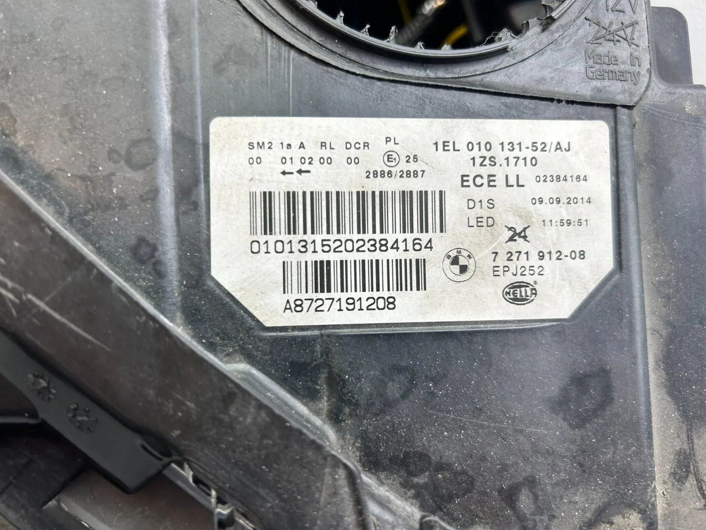 BMW 5er F10 F11 Bi-Xenon Scheinwerfer rechts 7271912 7203246