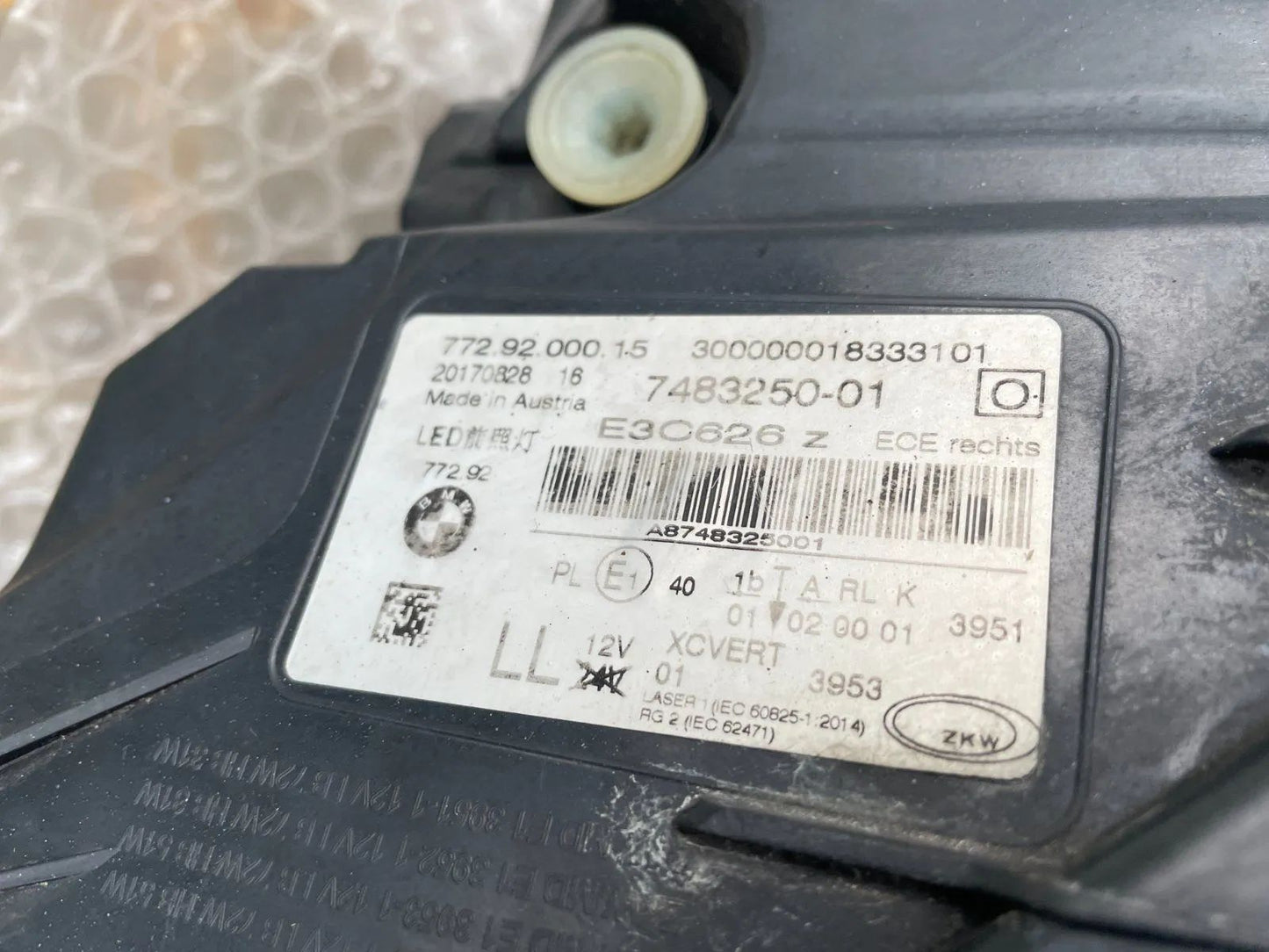 Original BMW 7er G11 G12 Laser Scheinwerfer rechts 7483250