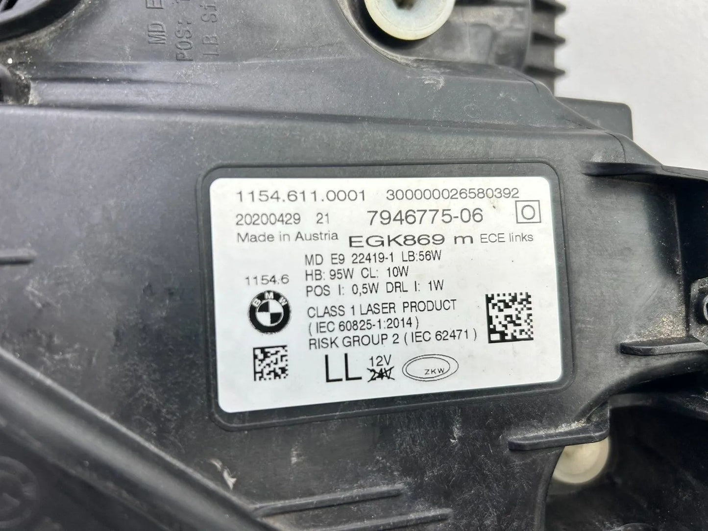 Original BMW 7er G11 LCI LED Laser Scheinwerfer links 7946775