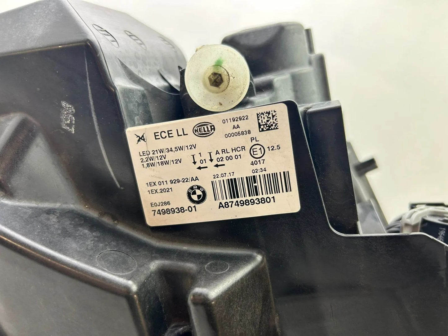 Original BMW 1er F20 F21 LED Scheinwerfer rechts 7498938