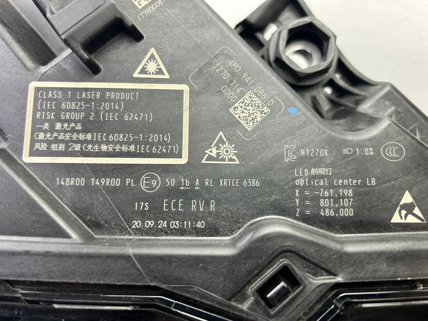 Original Audi Q7 SQ7 LED Scheinwerfer rechts 4M0941086D