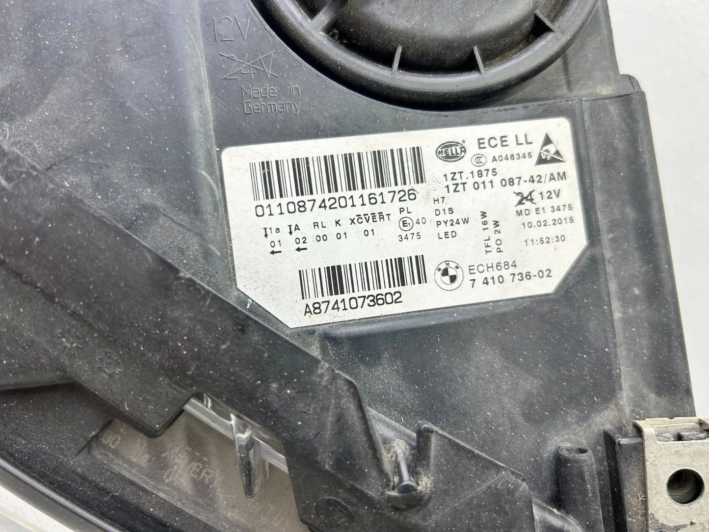Original BMW 5er F10 F11 LCI Xenon Scheinwerfer rechts 7410736