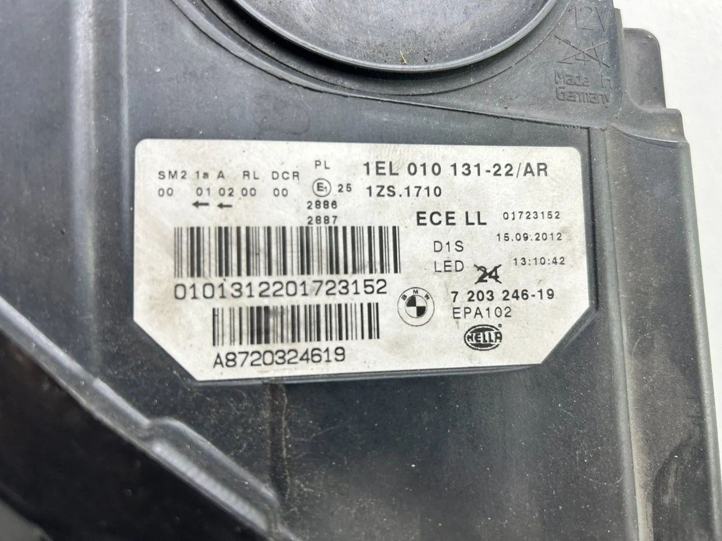 Original BMW 5er F10 F11 Xenon Scheinwerfer rechts 7203246