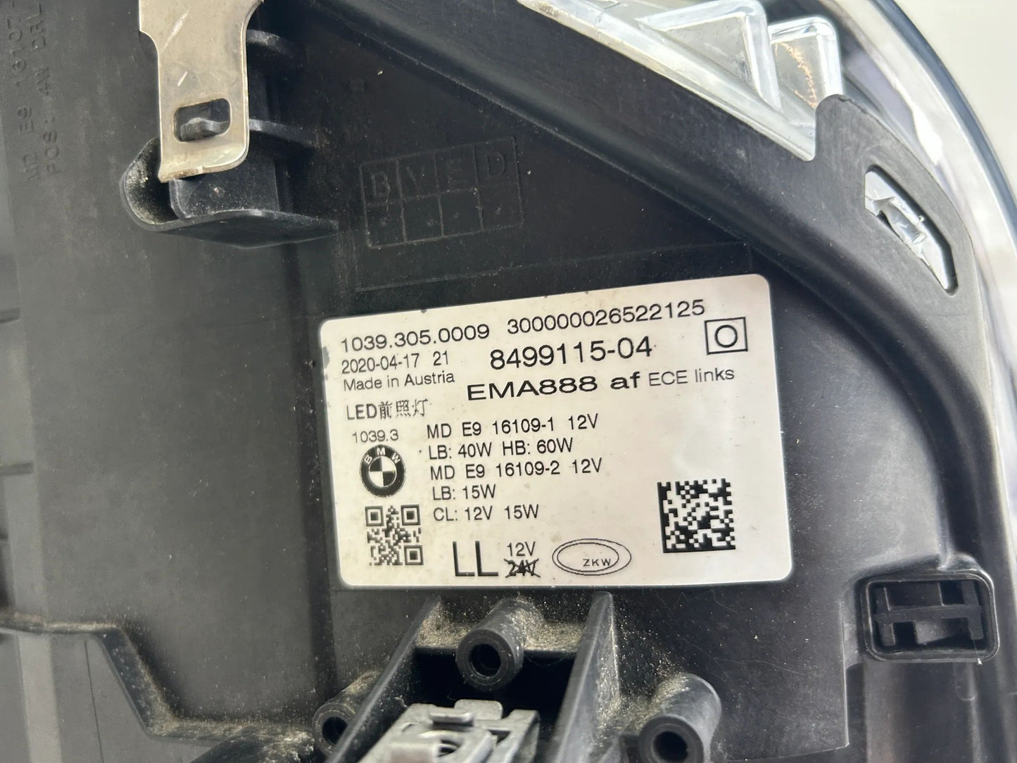 Original BMW 5er G30 G31 LED Scheinwerfer links 8499115