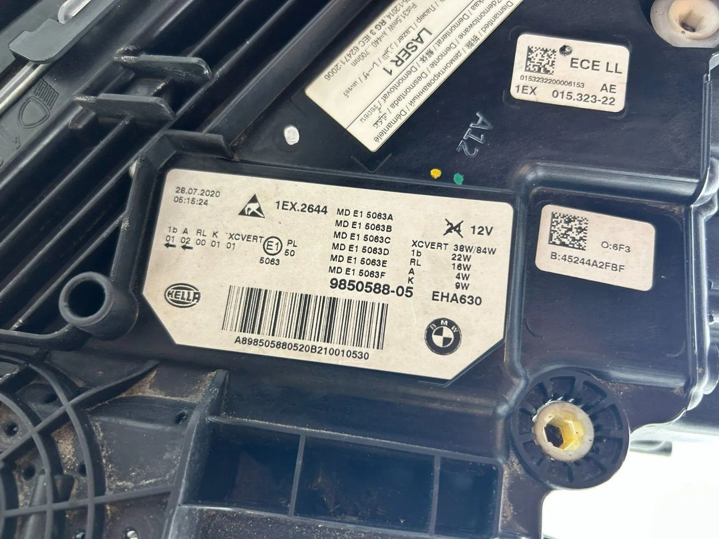 Original BMW 5er G30 G31 LED Laser Scheinwerfer rechts 9850588
