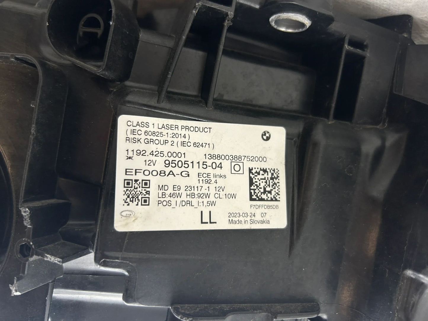 BMW 4er G22 G23 G24 G26 G82 LED Laser Scheinwerfer links 9505115