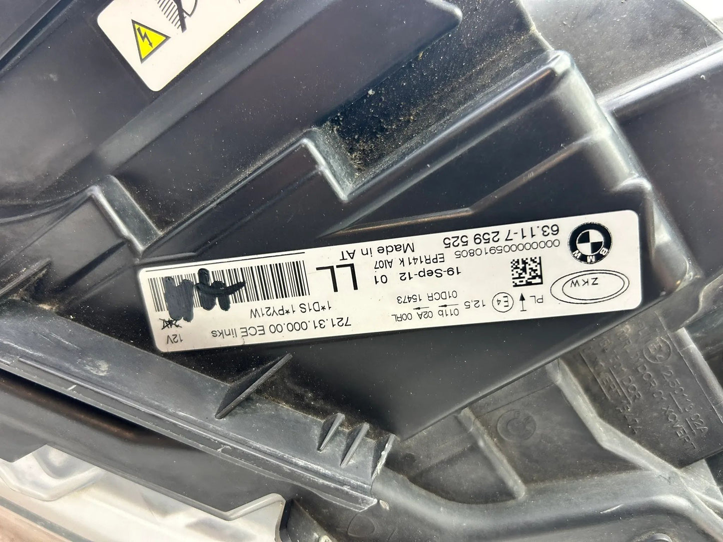 Original BMW 3er F30 F31 Xenon Scheinwerfer links 7259525