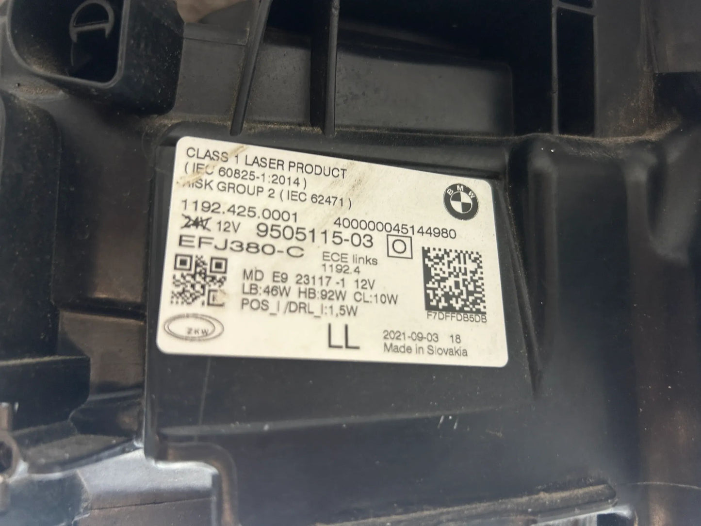 BMW 4er G22 G23 G24 G26 G82 LED Laser Scheinwerfer links 9505115