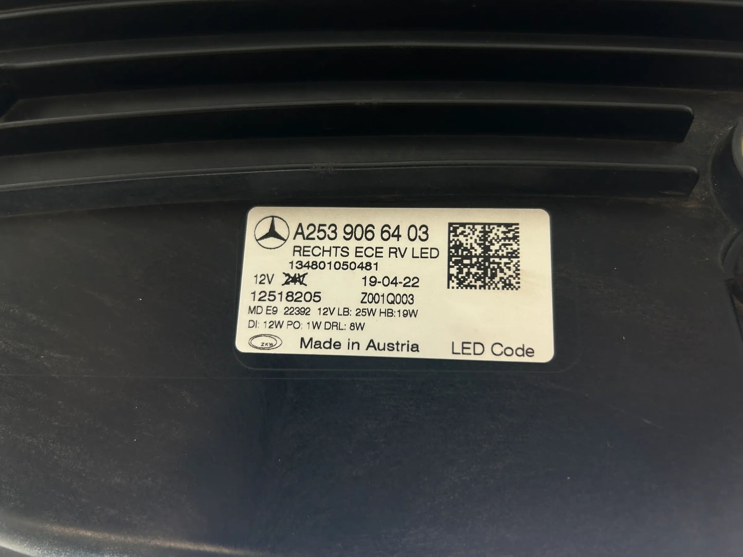 Original Mercedes GLC W253 LED Scheinwerfer rechts A2539066403