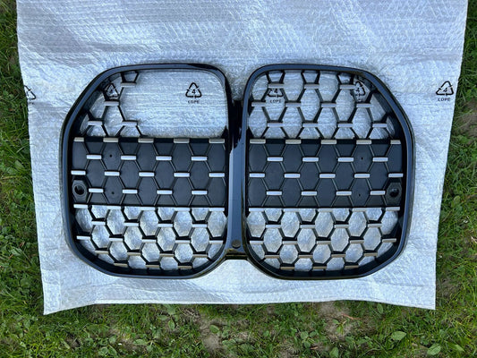 BMW 4er G22 G23 G26 Shadow Line Kühlergrill Gitter 8079060