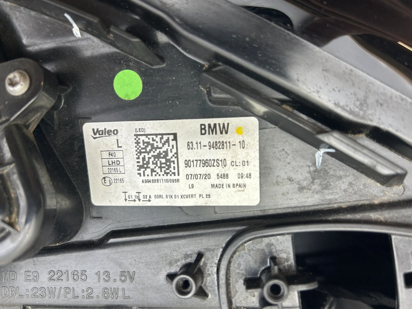 Original BMW 1er F40 Adaptive LED Scheinwerfer links 9482811