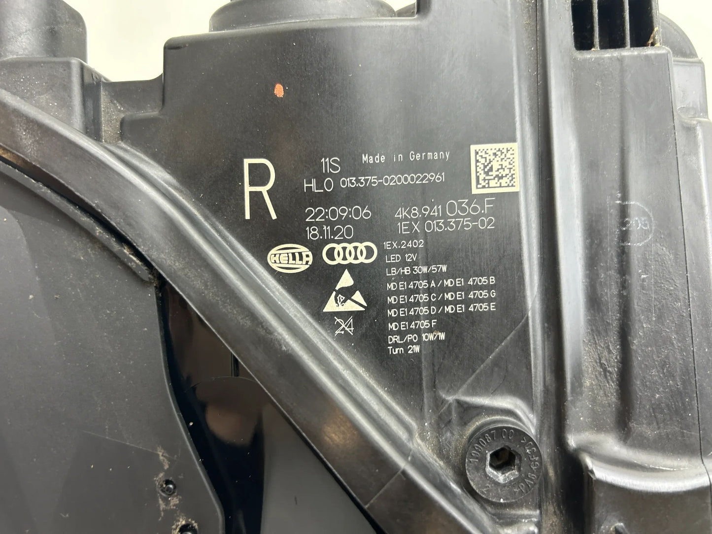 Audi A7 S7 RS7 4K8 LED Matrix Scheinwerfer rechts 4K8941036F