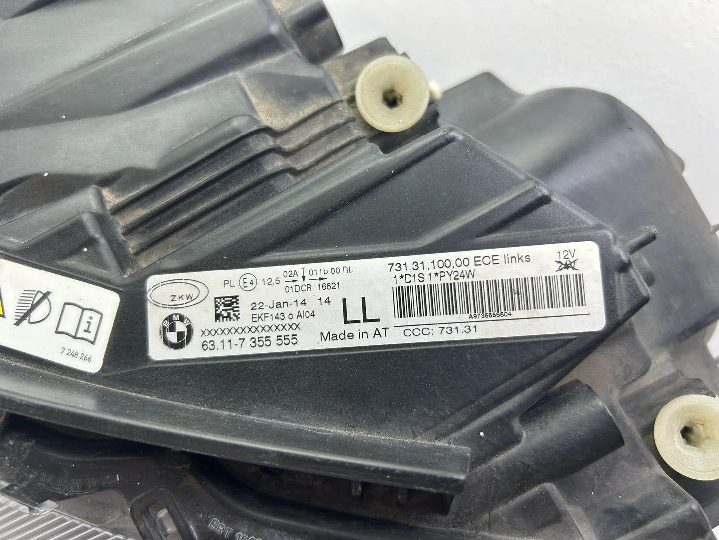 Original BMW 3er F34 GT Bi-Xenon Scheinwerfer links 7355555