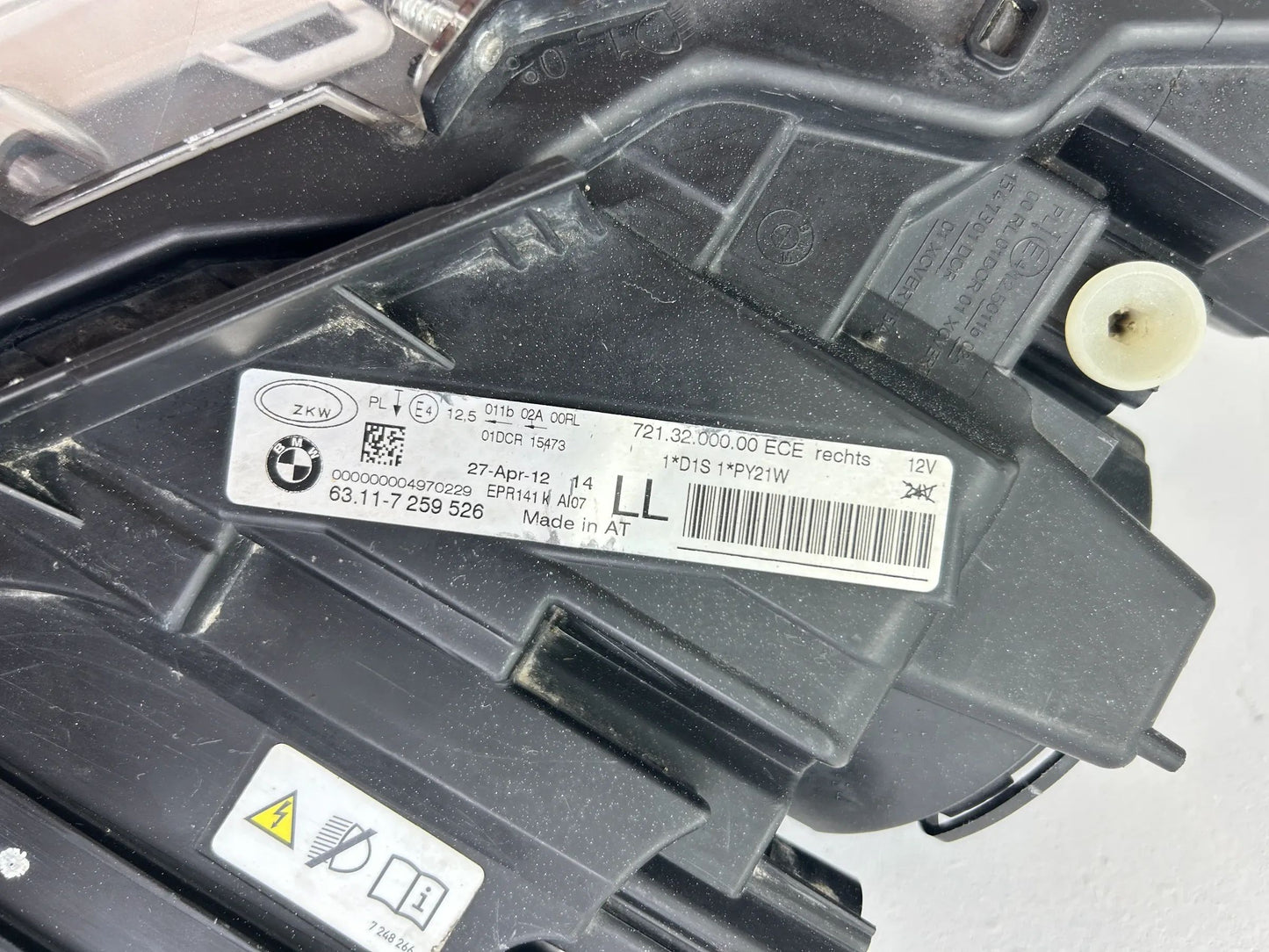 BMW F30 F31 Xenon Scheinwerfer rechts Steuergeräte 7259526