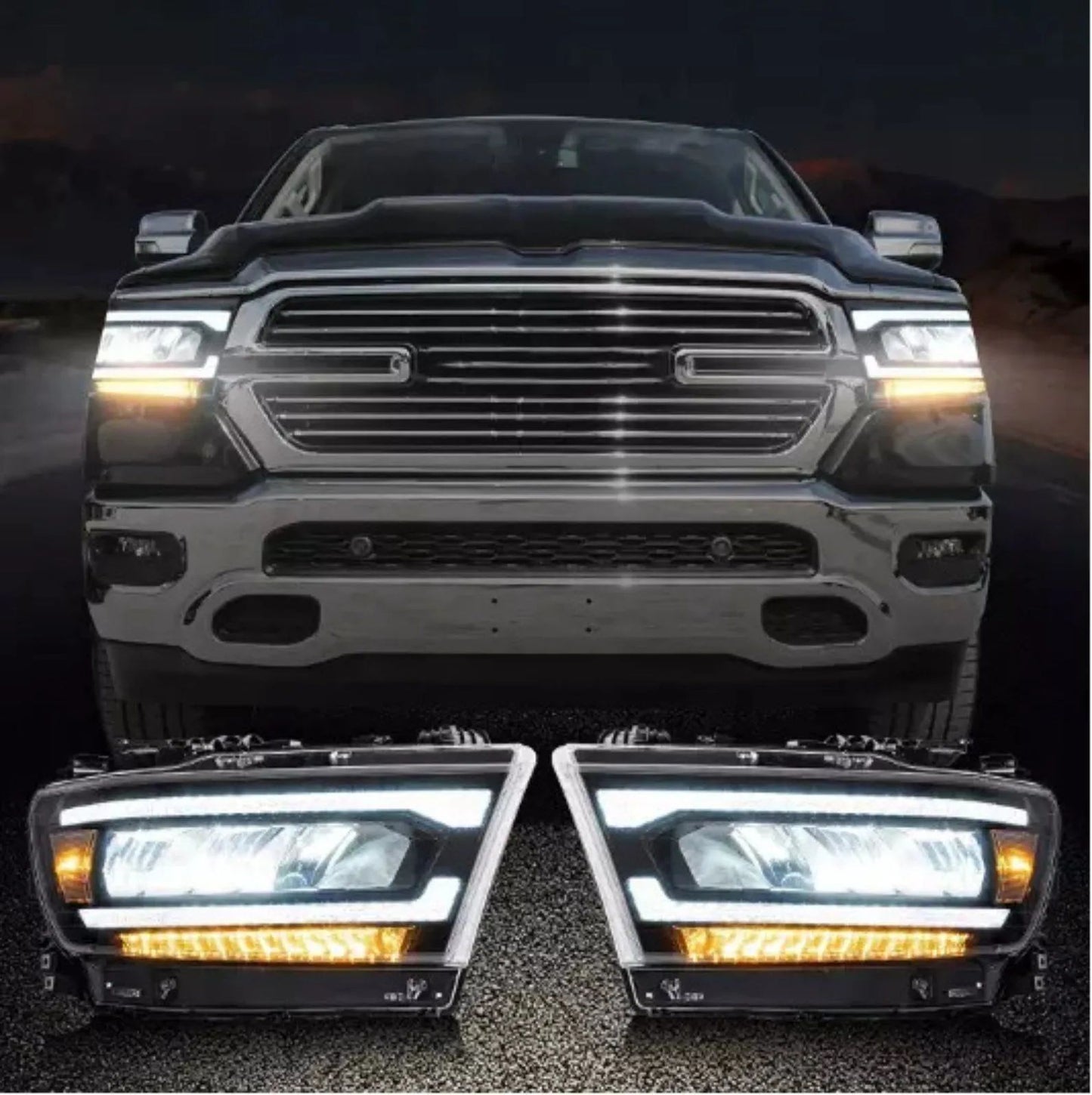 Set Scheinwerfer links rechts LED DODGE RAM 1500 2019-2021 VLAND