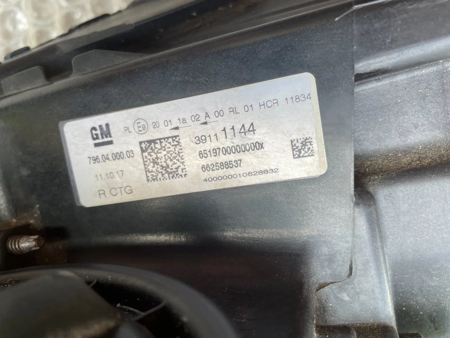 Original Opel Astra K LED Scheinwerfer rechts 39111144
