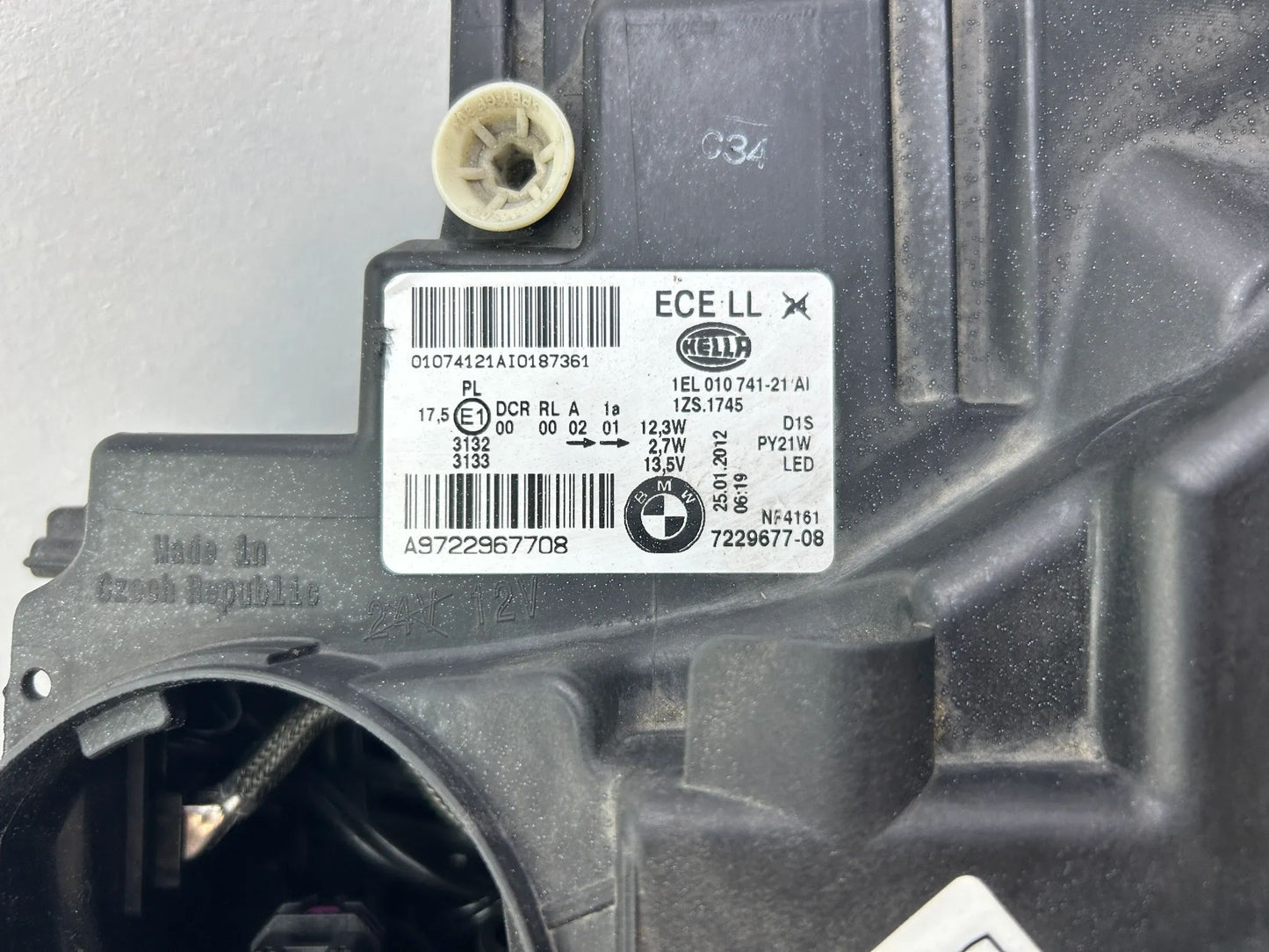 Original BMW 1er F20 F21 Xenon Scheinwerfer links 7229677