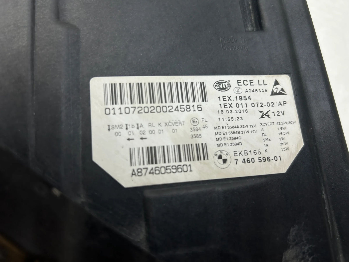 Original BMW 5er F10 F11 Adaptive LED Scheinwerfer rechts 7460596