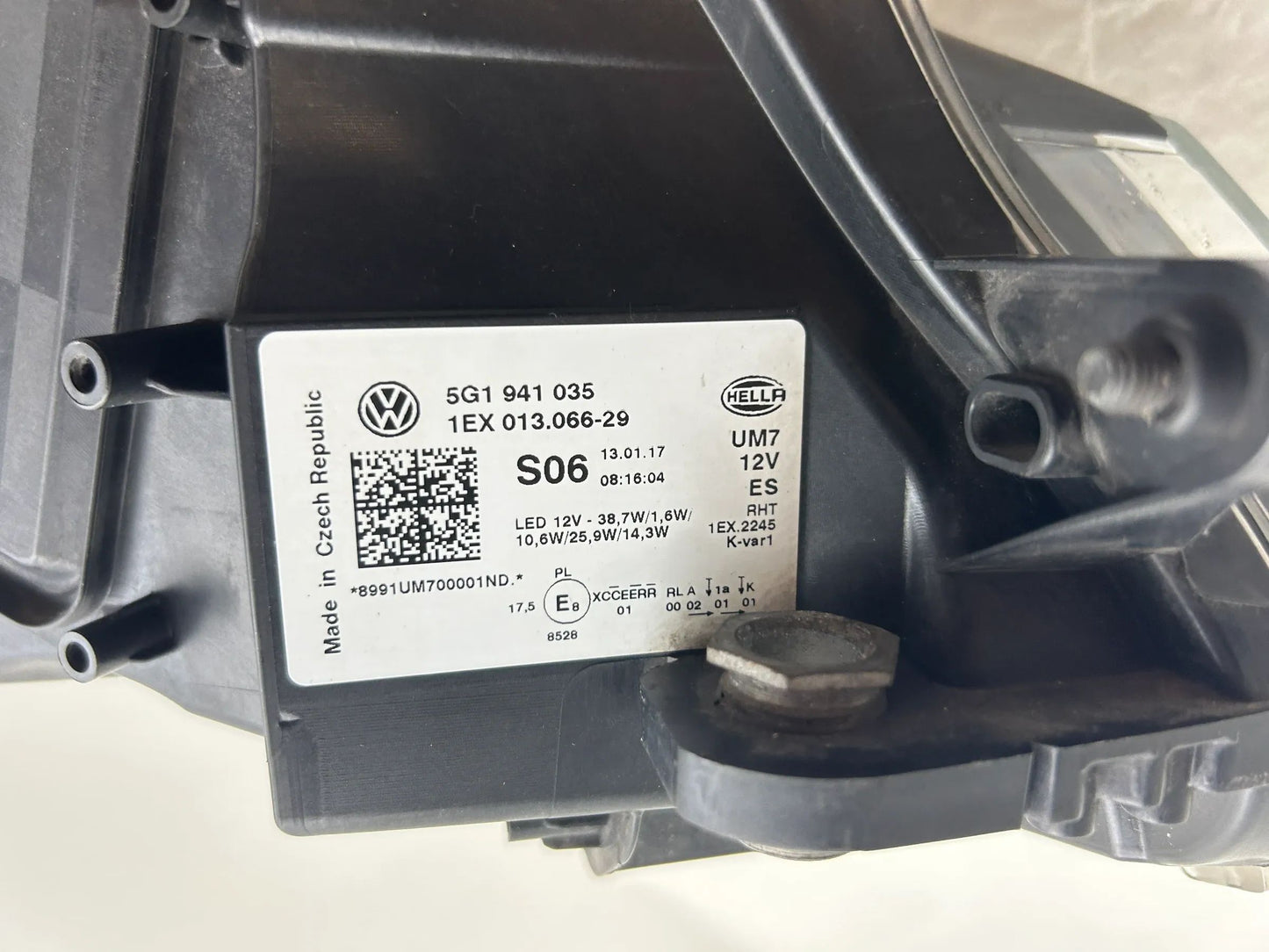 Original VW Golf VII 7 LED Scheinwerfer links 5G1941035
