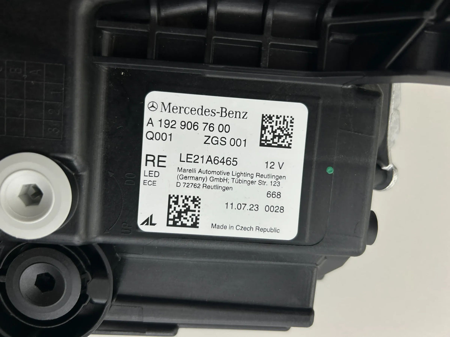 NEU Mercedes AMG GT W192 C192 LED Scheinwerfer rechts A1929067600
