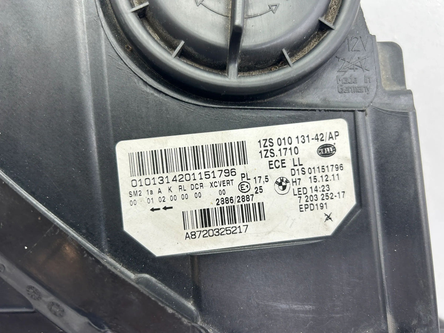 BMW 5er F10 F11 Xenon Kurvenlicht Scheinwerfer rechts 7203252