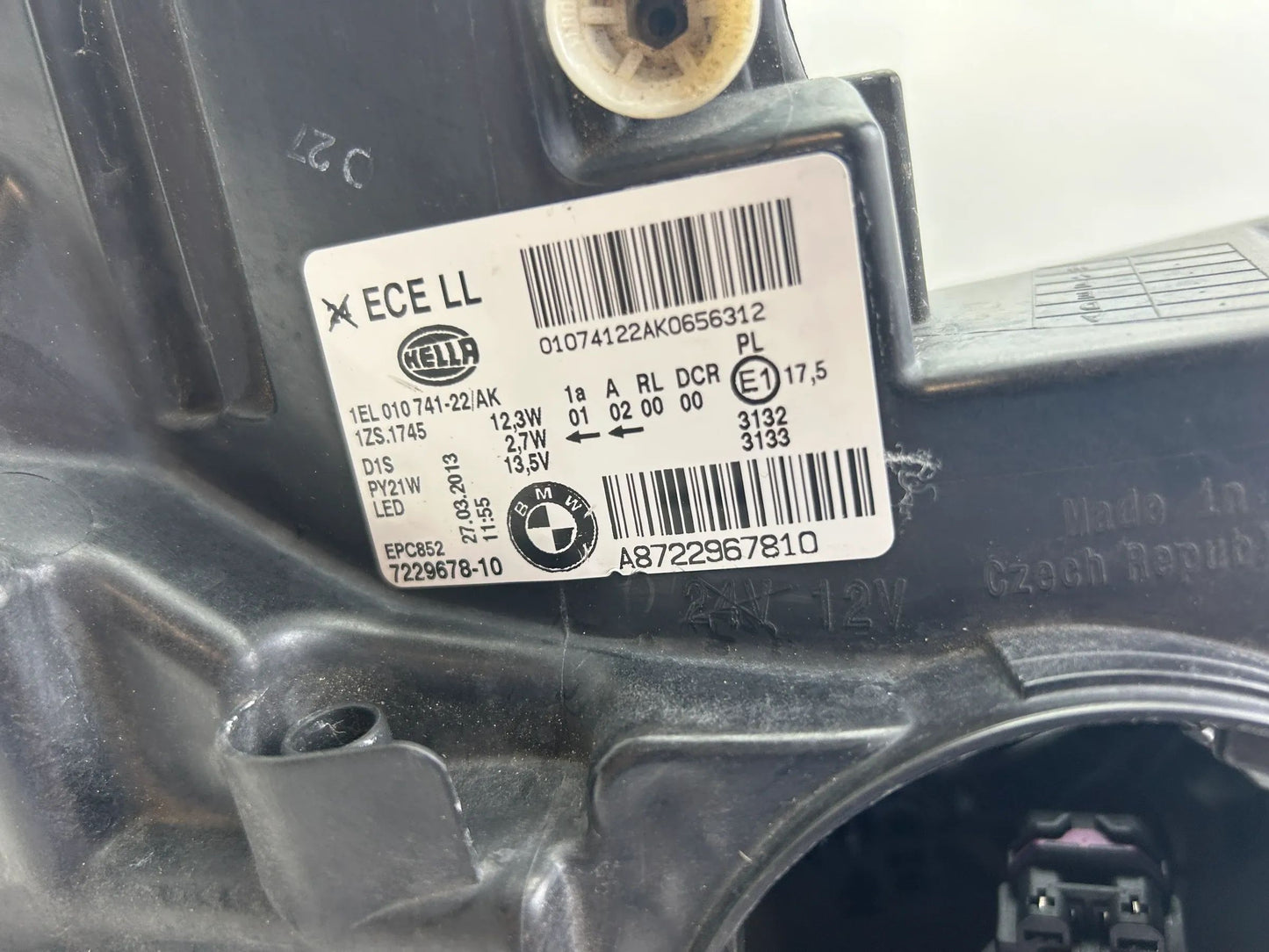 Original BMW 1er F20 F21 Xenon Scheinwerfer rechts 7229678