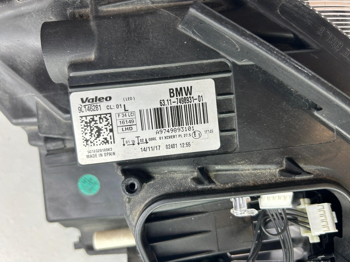 Original BMW 3er GT F34 Adaptive LED Scheinwerfer links 7498931