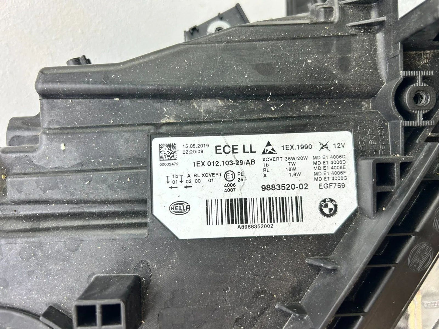 Original BMW 3er F30 F31 LED Scheinwerfer rechts 9883520