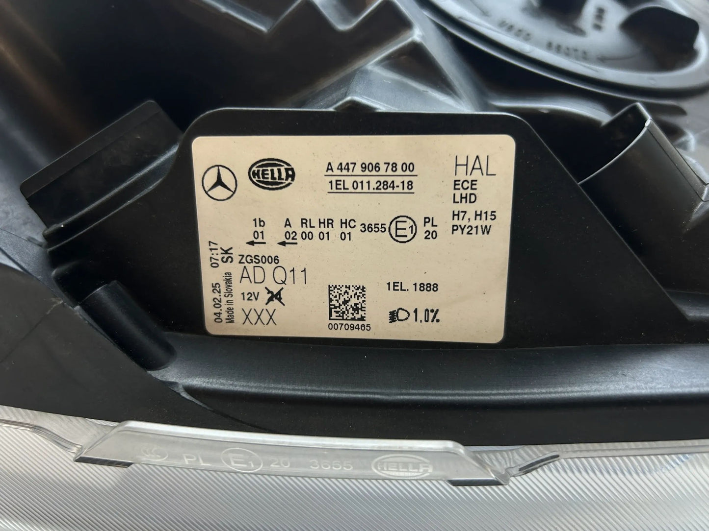 Mercedes W447 Vito V-Klasse Scheinwerfer rechts A4479067800