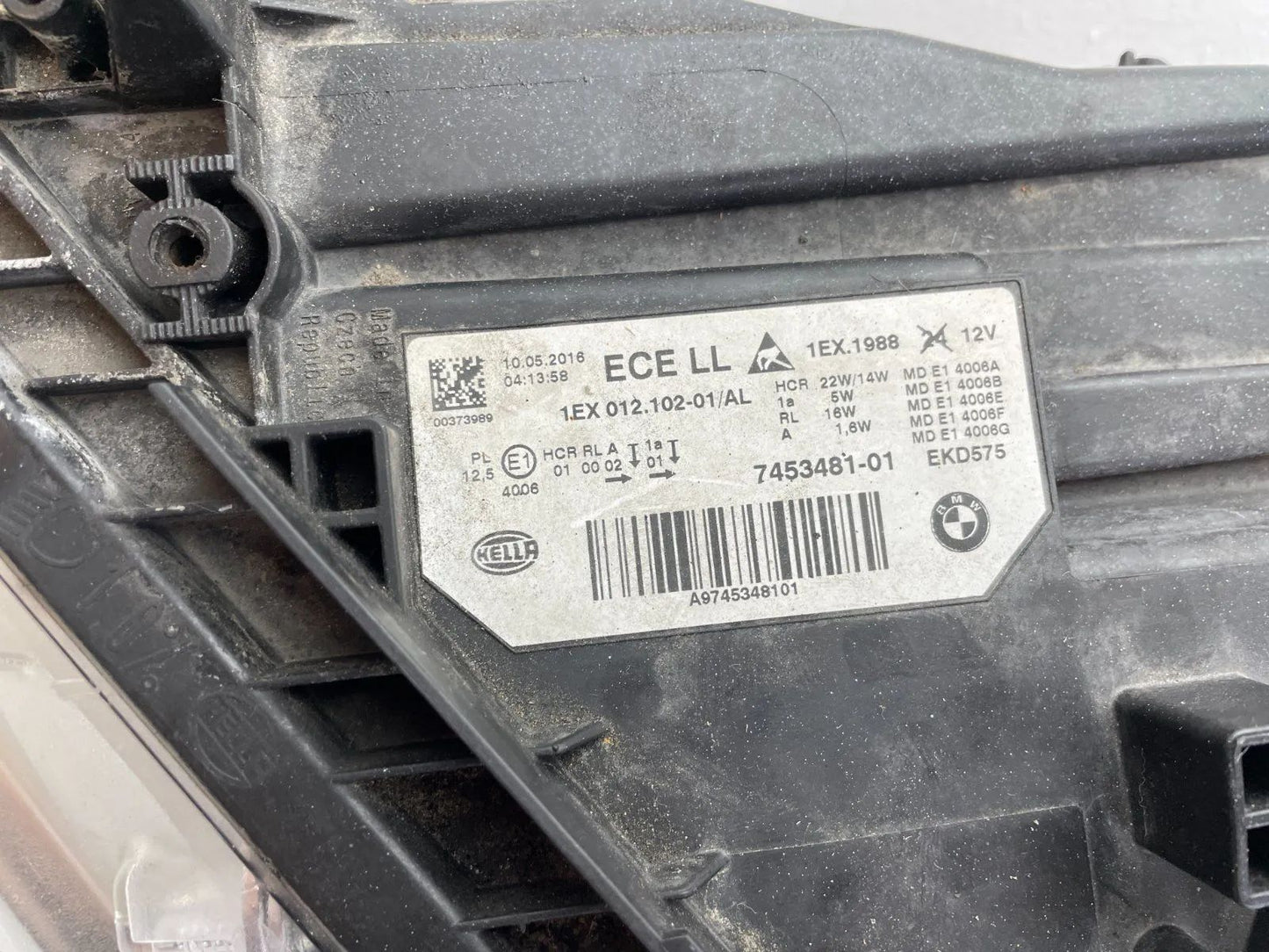 Original BMW 3er F30 F31 LED Scheinwerfer links 7453481