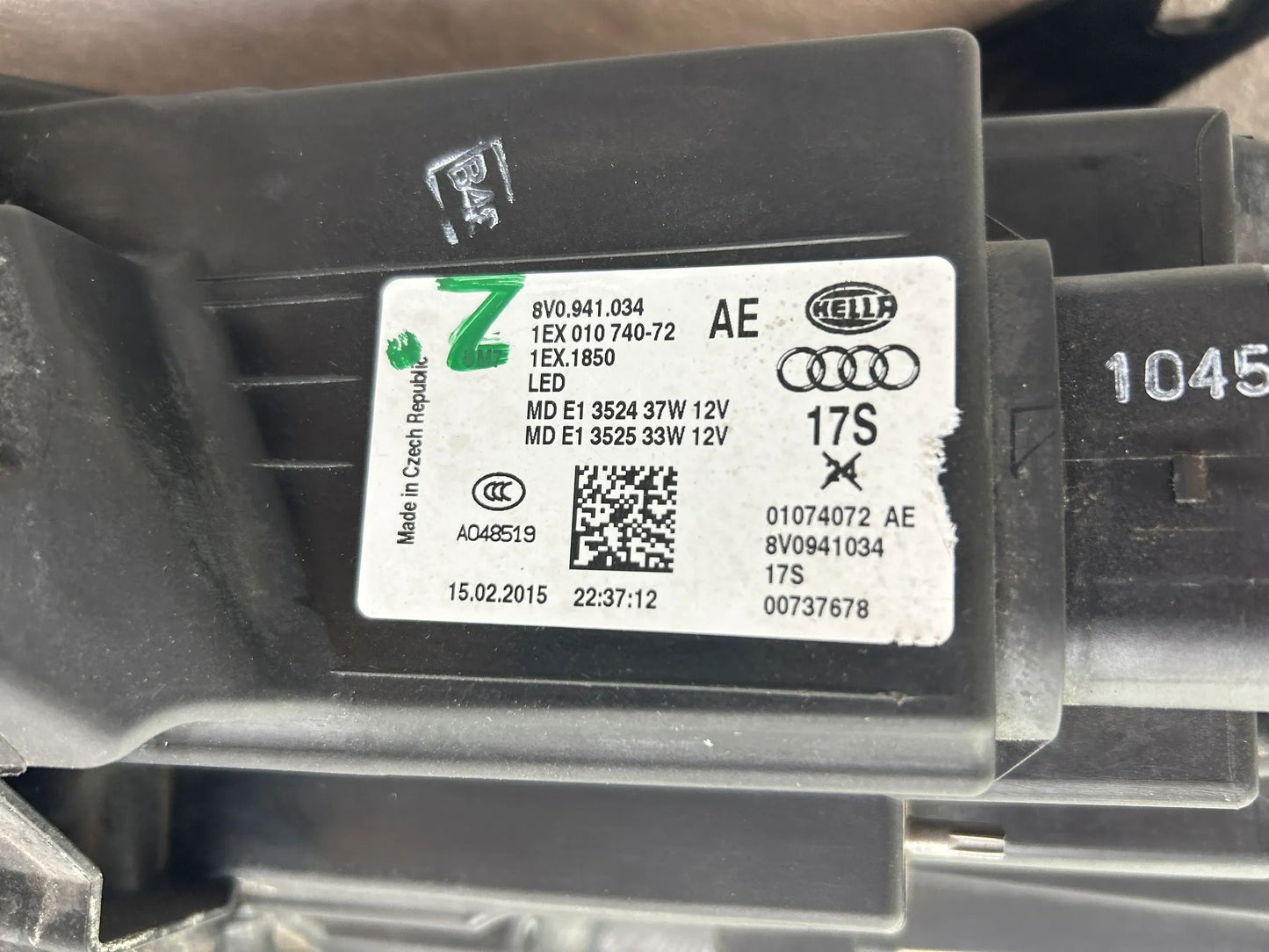 Original Audi A3 8V Matrix Voll LED Scheinwerfer rechts 8V0941034