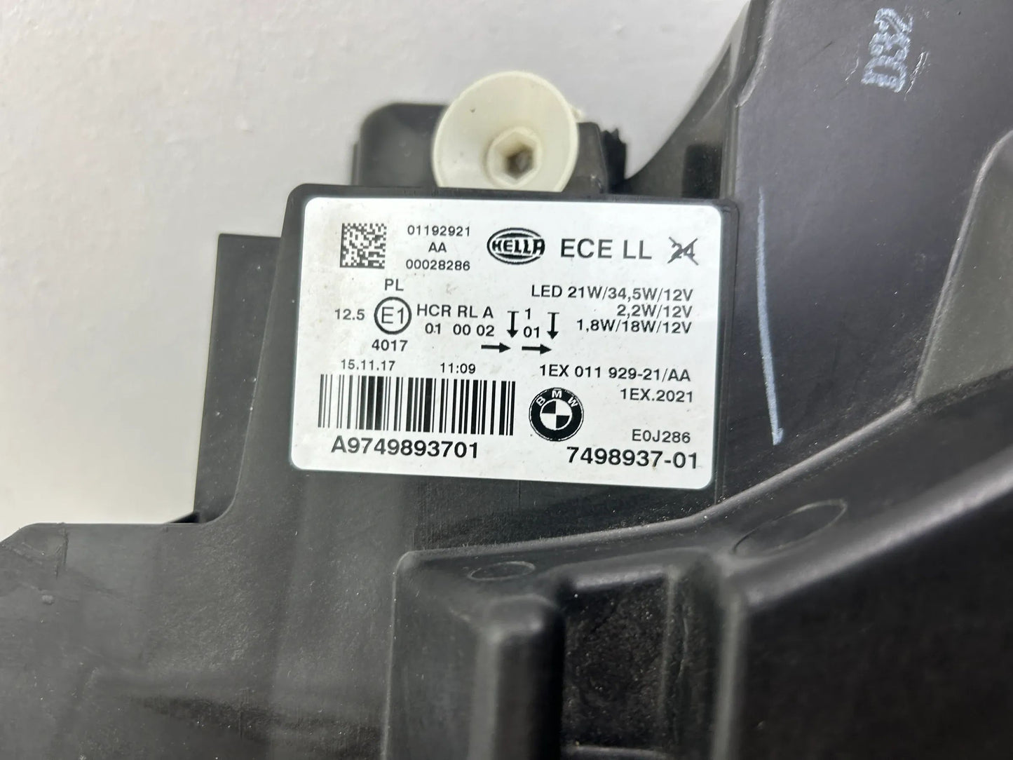 Original BMW 1er F20 F21 Scheinwerfer links 7498937