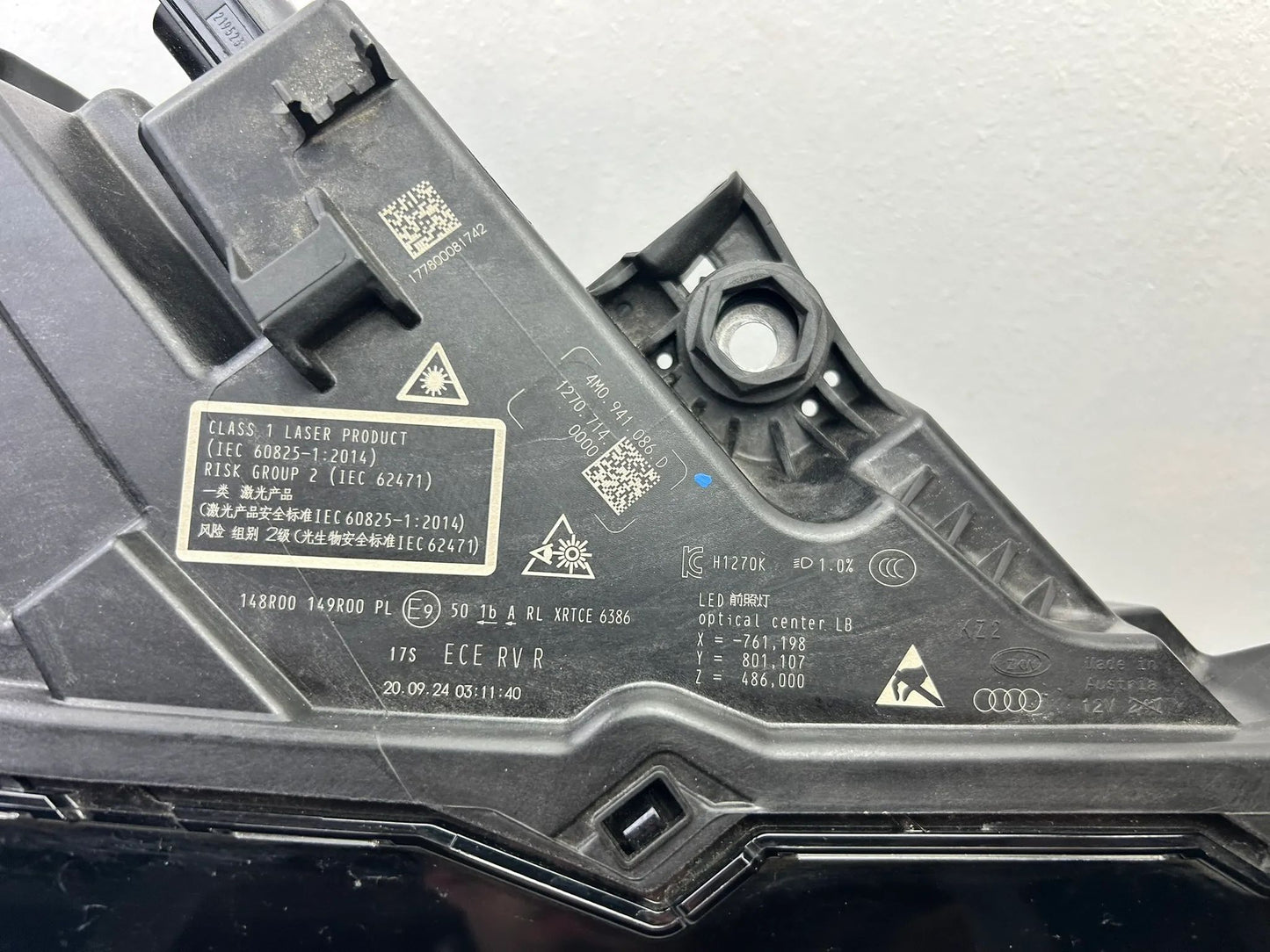 Original Audi Q7 SQ7 LED Scheinwerfer rechts 4M0941086D