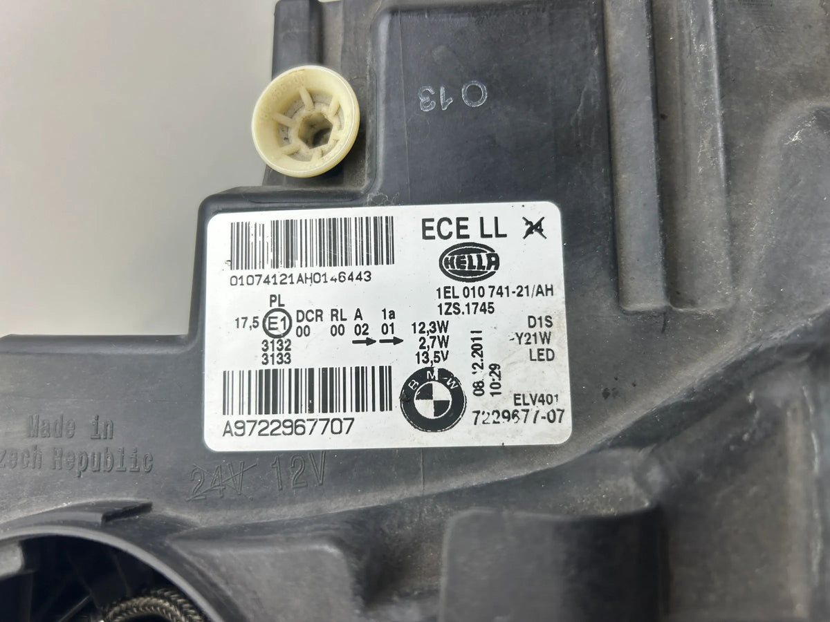 Original BMW 1er F20 F21 Xenon Scheinwerfer links 7229677