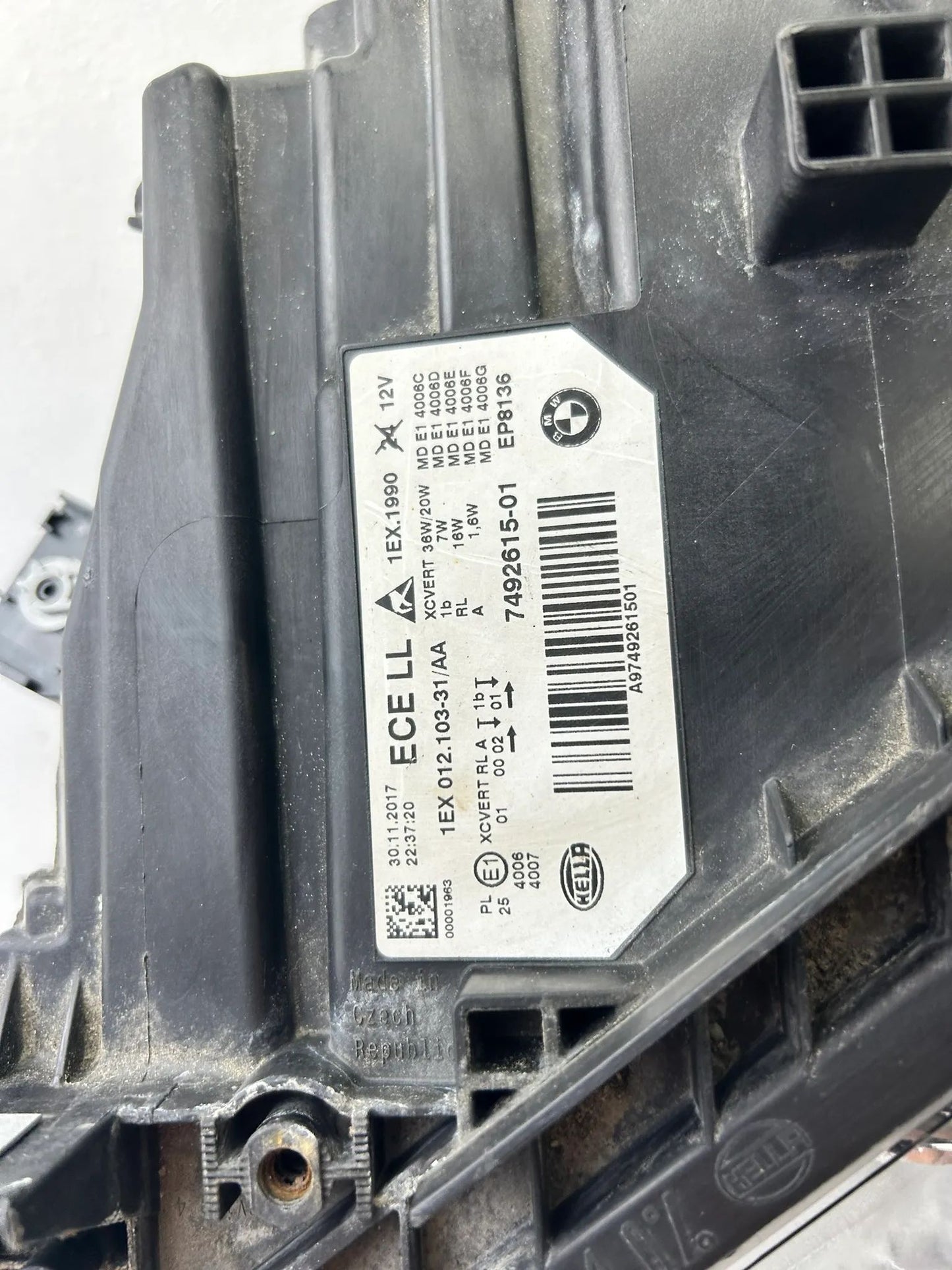 BMW 3er F30 F31 Adaptive LED Scheinwerfer links 7492615