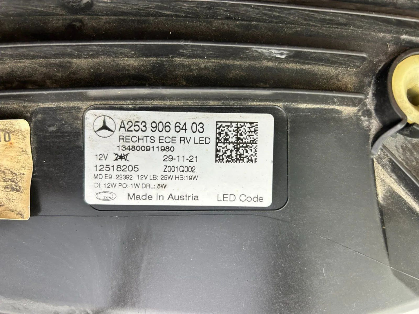 Original Mercedes GLC W253 LED Scheinwerfer rechts A2539066403