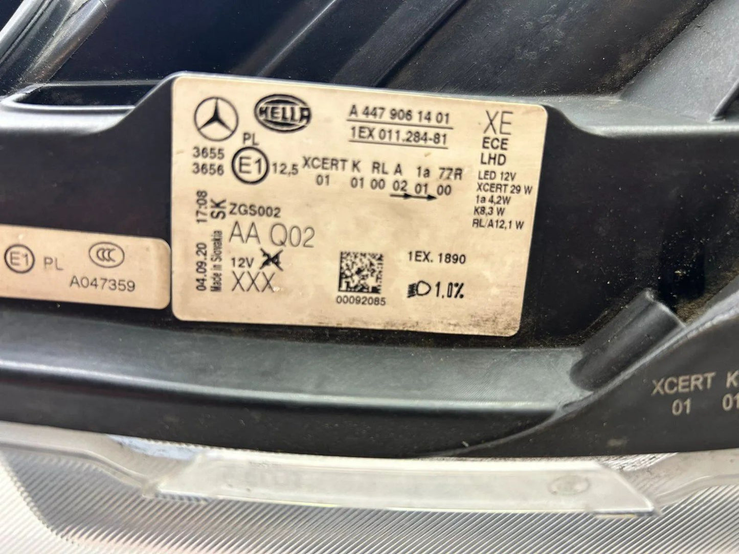 Original Mercedes Vito W447 LED Scheinwerfer links A4479061401