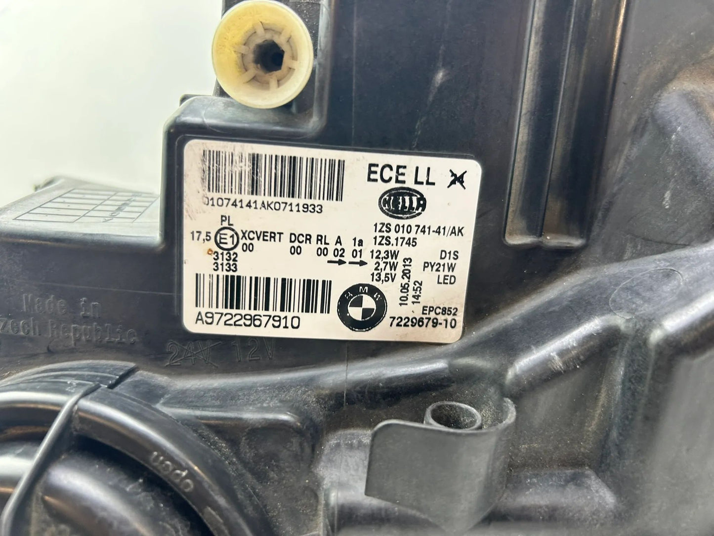 Original BMW 1er F20 F21 Xenon Scheinwerfer Dynamic links 7229679