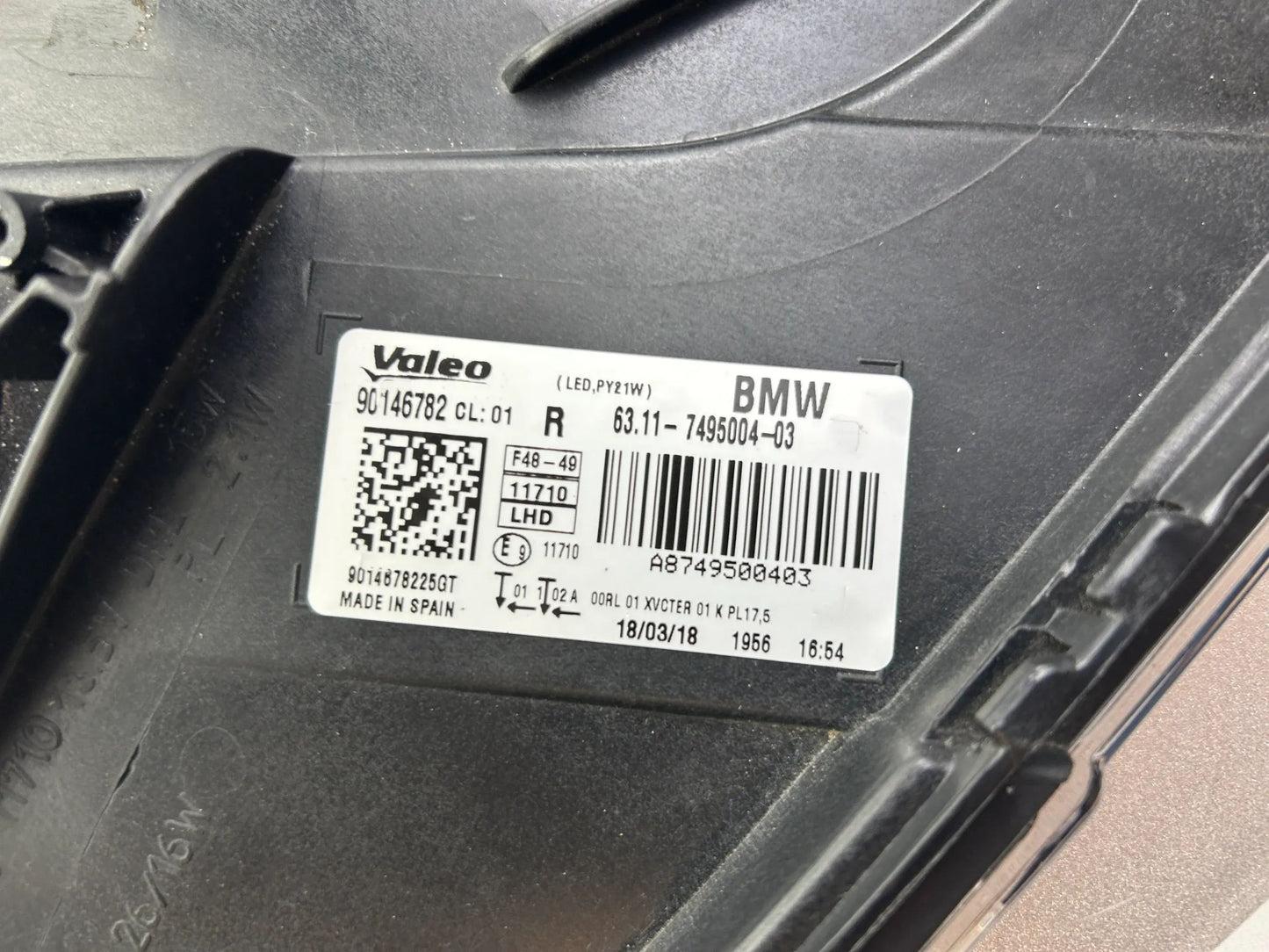 Original BMW X1 F48 Voll LED Scheinwerfer rechts 7495004