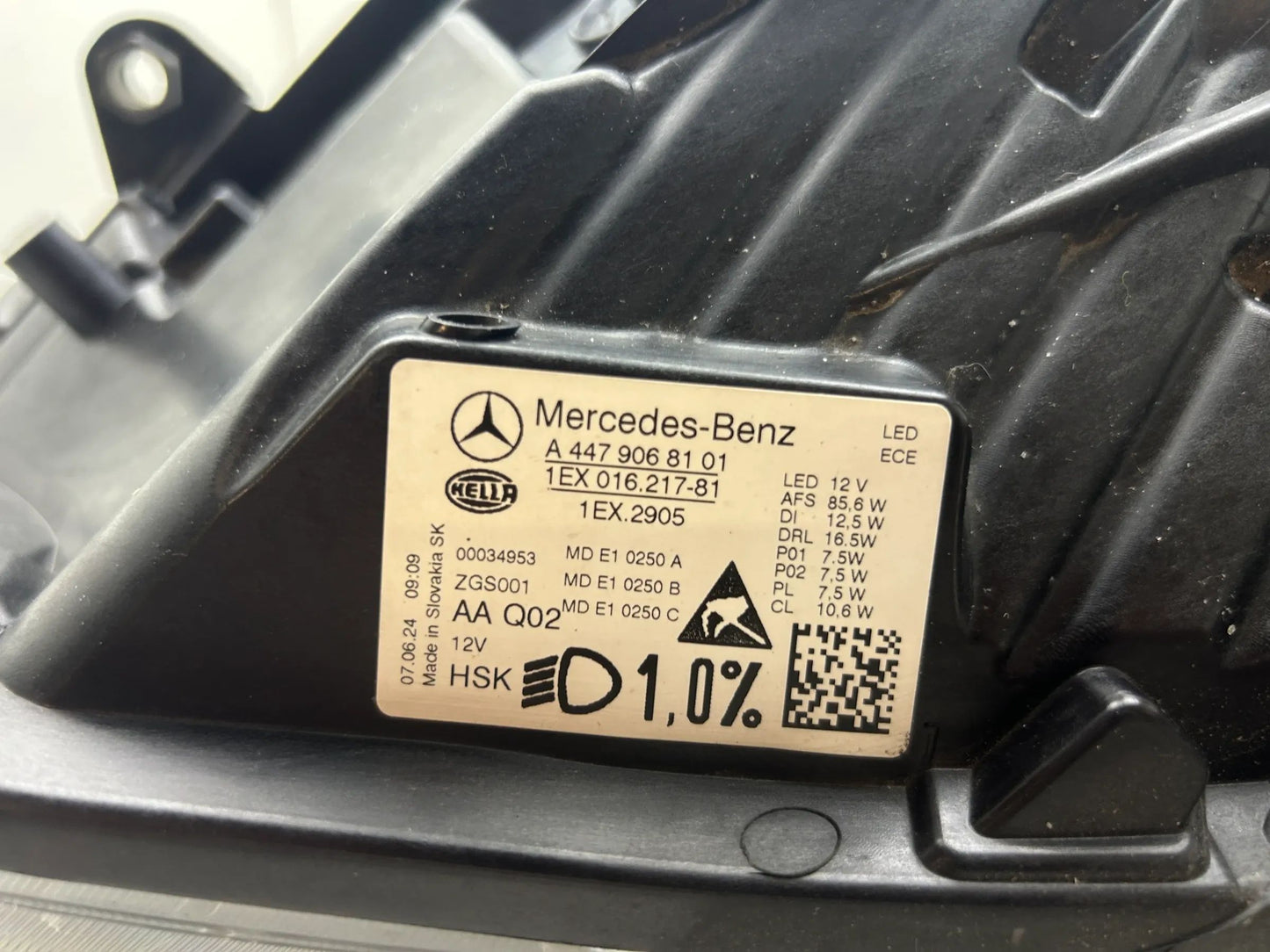Original Mercedes W447 LED Scheinwerfer links A4479068101