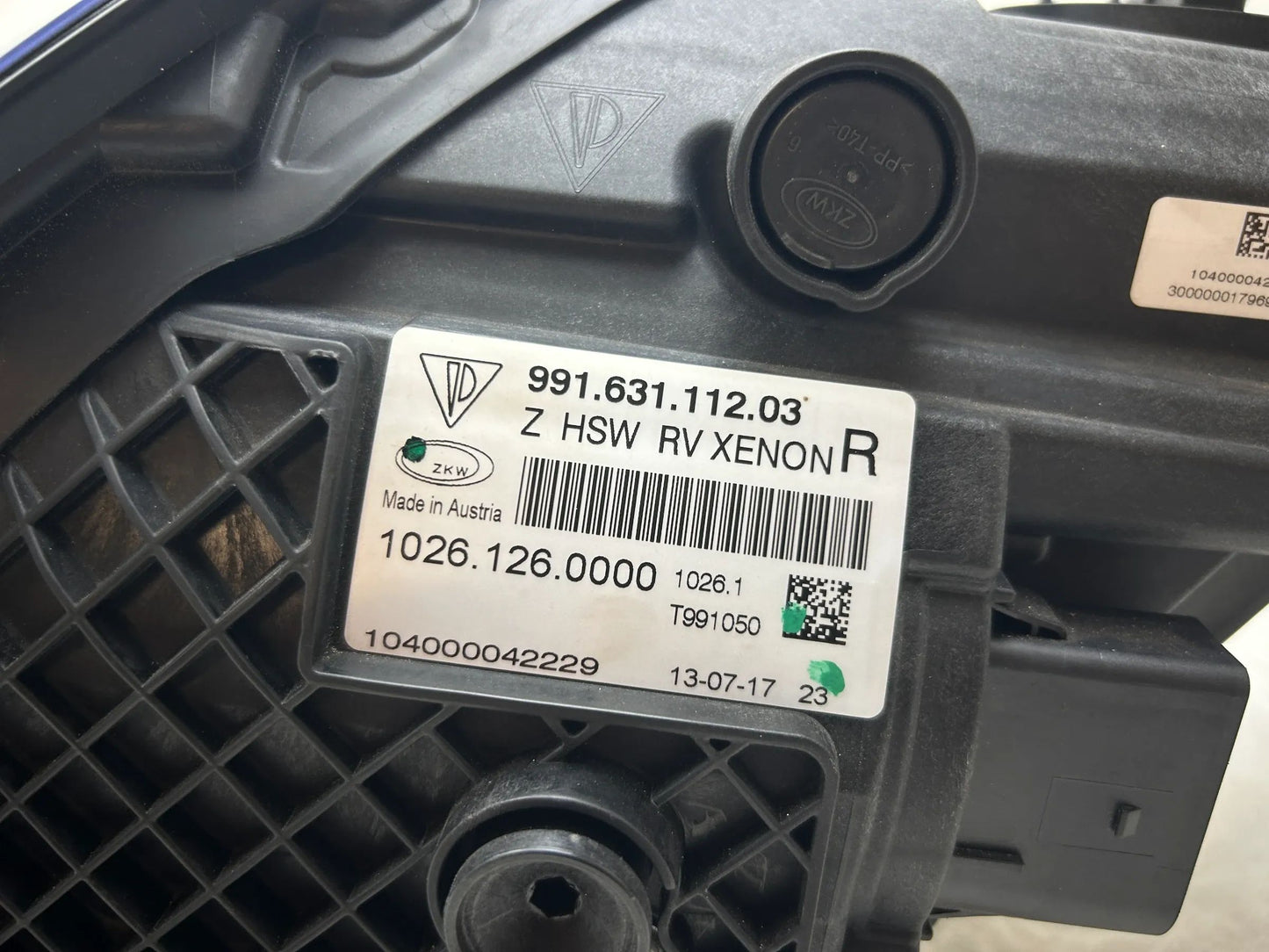 Original Porsche 911 991 Xenon Scheinwerfer rechts 99163111203
