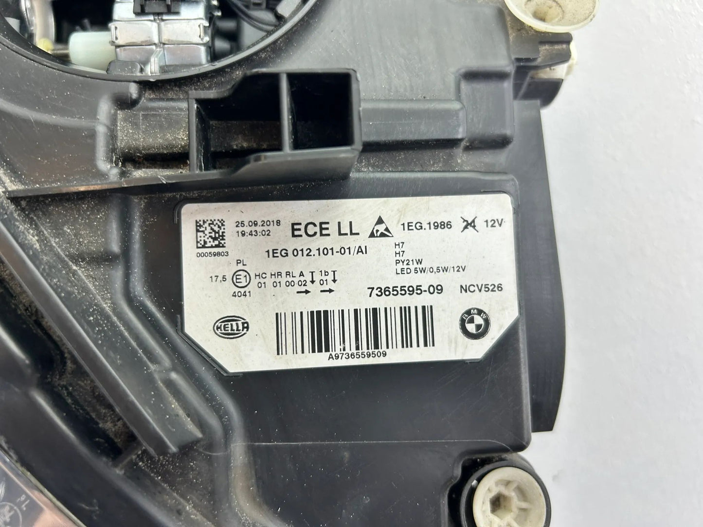 Original BMW 3er F30 F31 Halogen Scheinwerfer links 7365595